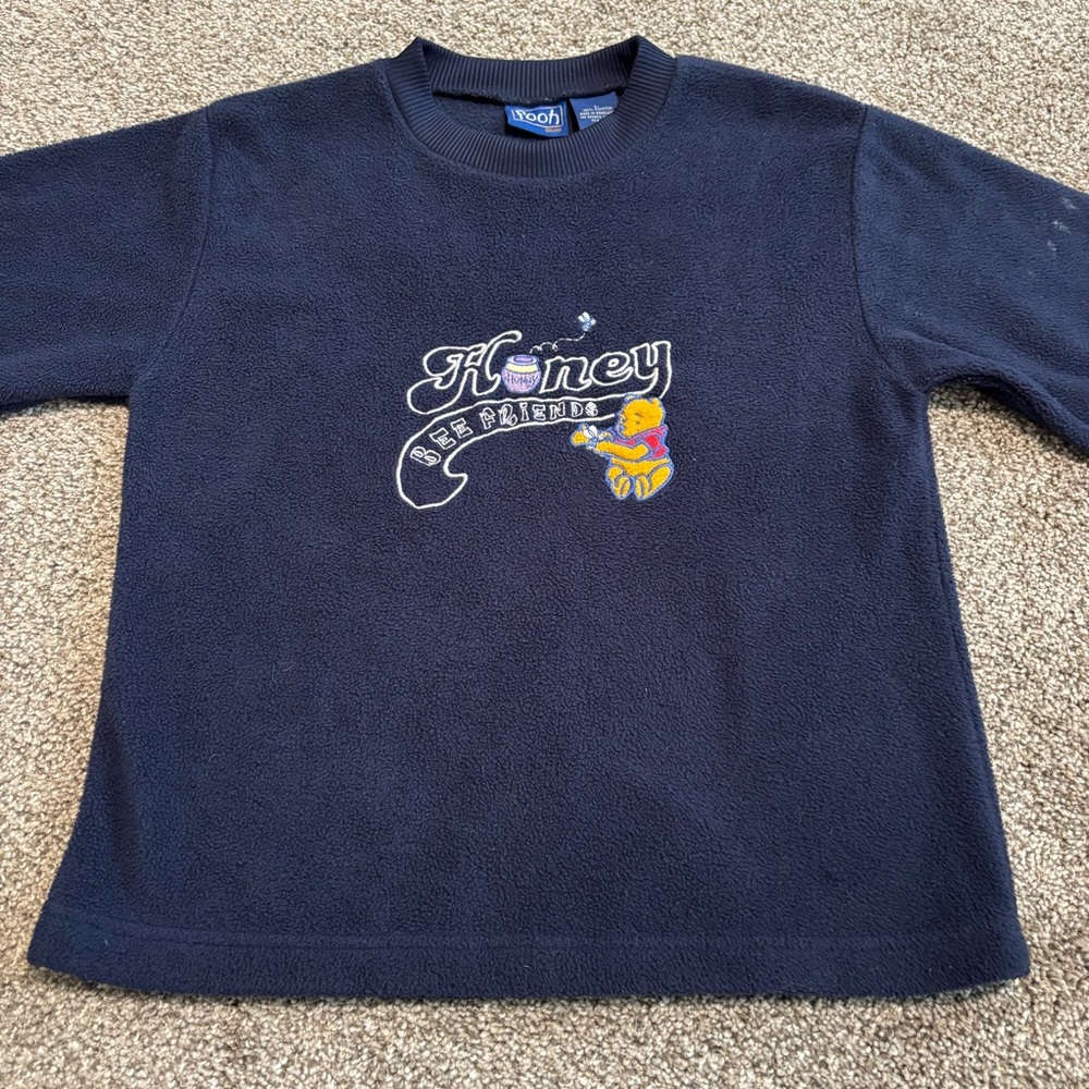 Winnie the Pooh Navy Blue Honey Bee Friends Sweatshirt